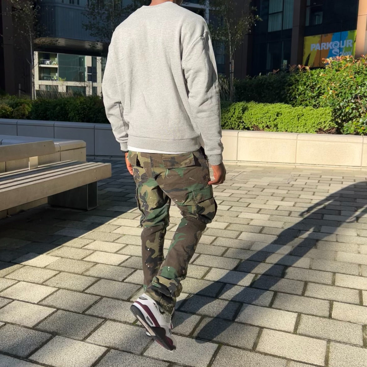 Men’s Flare Camouflage Cargo Pants