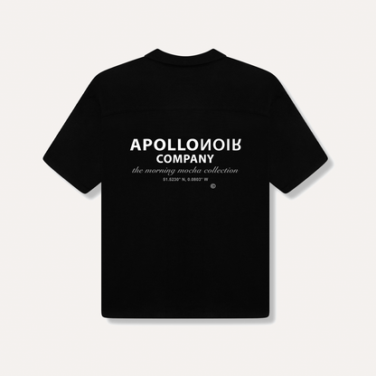 Men’s Short Sleeve Boxy Over Shirt - Black